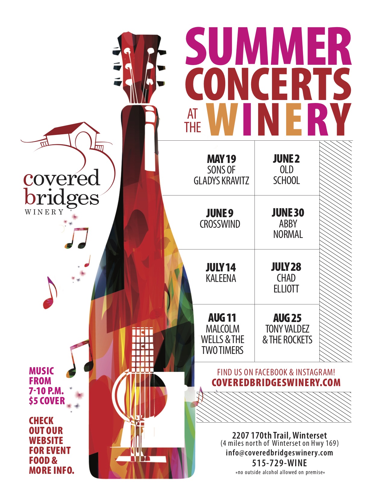 Events Covered Bridges Winery